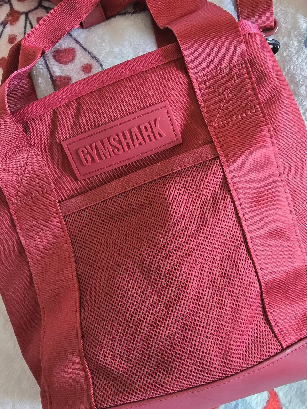 Gymshark Red Women's Crossbody Tote Bag